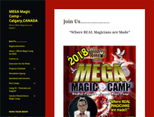 Tablet Screenshot of megamagiccamp.com